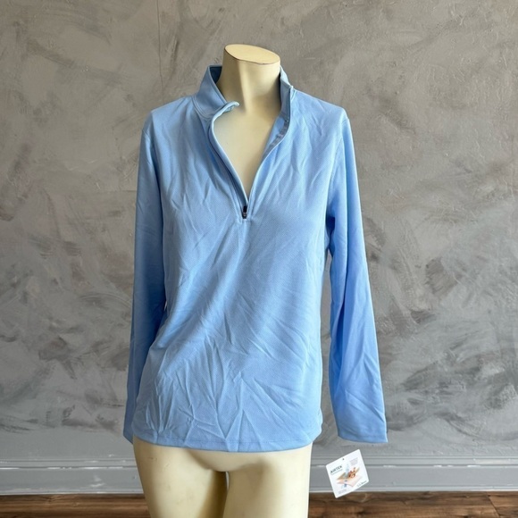 L.L. Bean Women's 1/4 zip Airtek lightweight pullover Size M - Picture 1 of 6